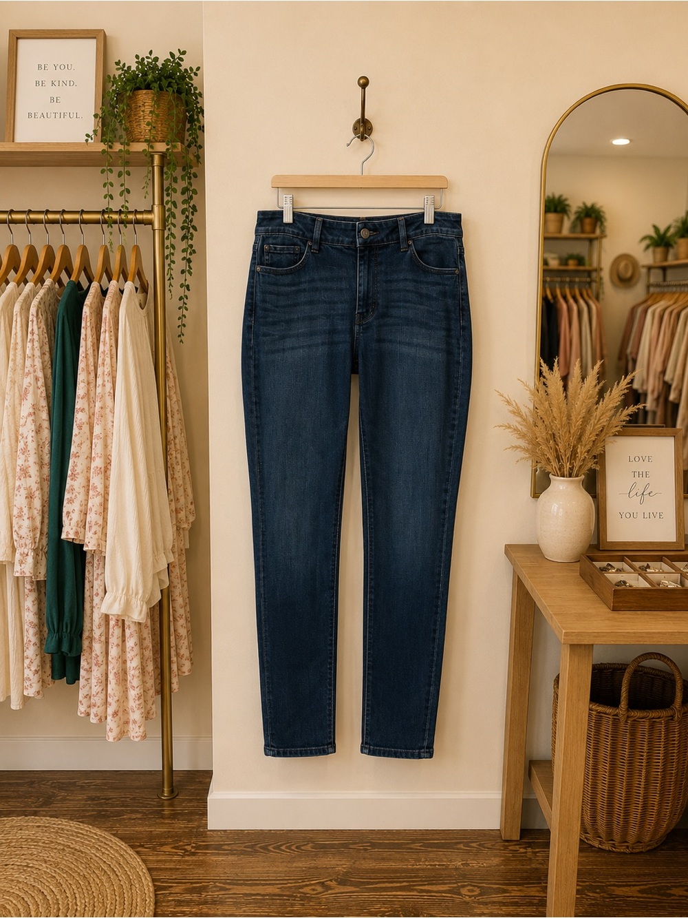 White House Black Market Sparkle Detail Skinny Jeans - Size 10R